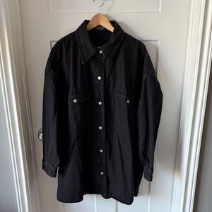 Brunette The Label Black Denim Jacket